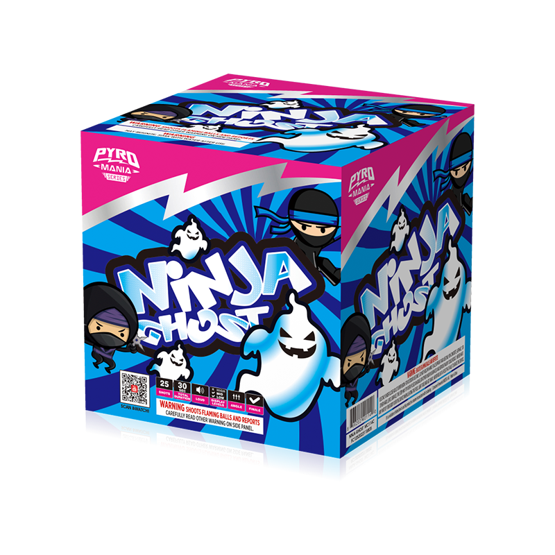 Ninja Ghost 25 lövés süteményválaszték MC114