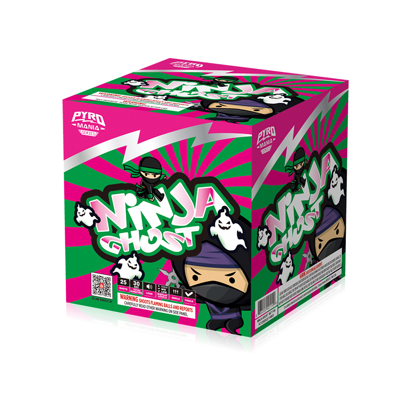 Ninja Ghost 25 lövés süteményválaszték MC114