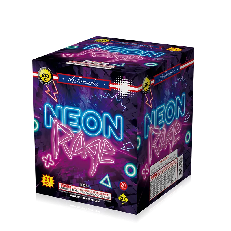 Neon Rage 21 lövés 200 g torta MC223