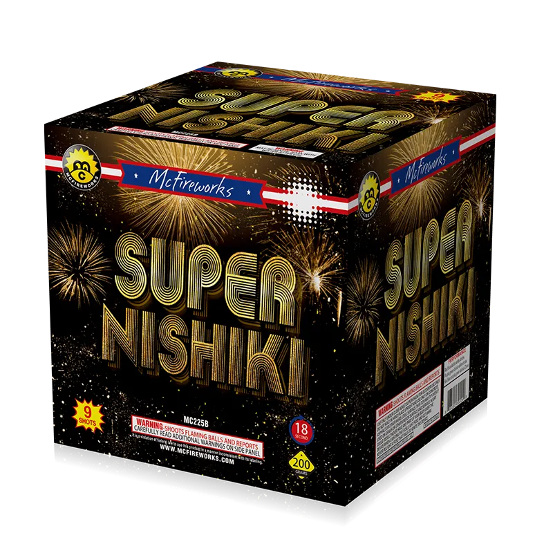 Szuper nishiki 9 lövés 200 g torta mc225b