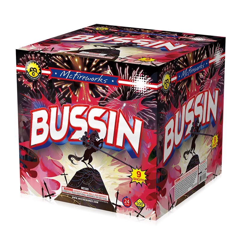 Bussin 9 lövés 500 g torta MC569