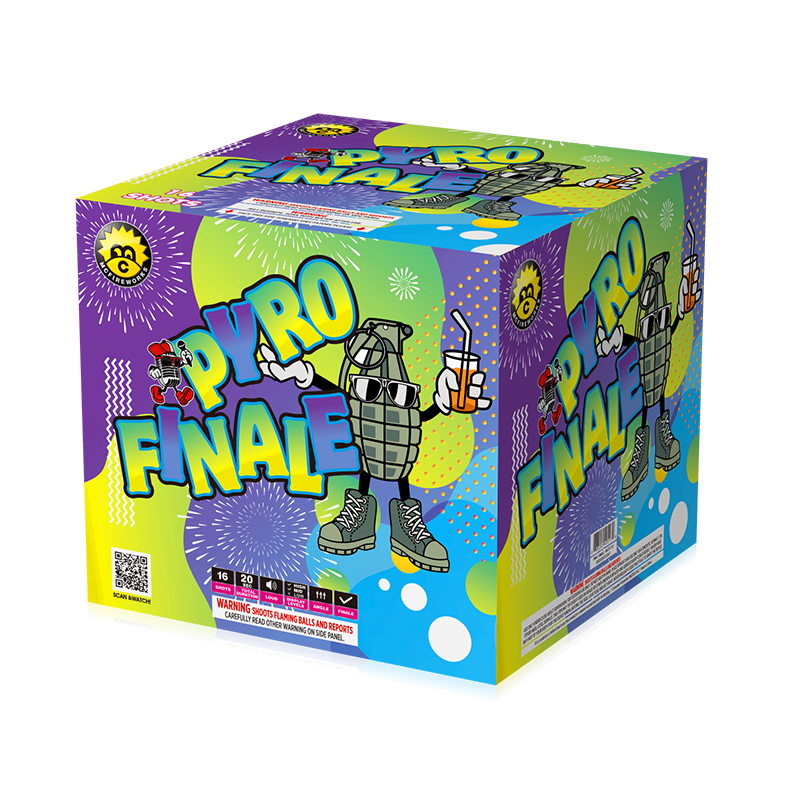 Pyro finálé 16 lövés 500 g torta választék MC517
