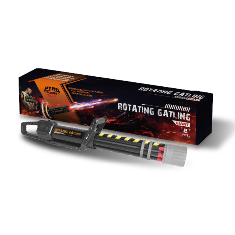 Forgó Gatling 375SHOTS ROMAN gyertya MC007 kép