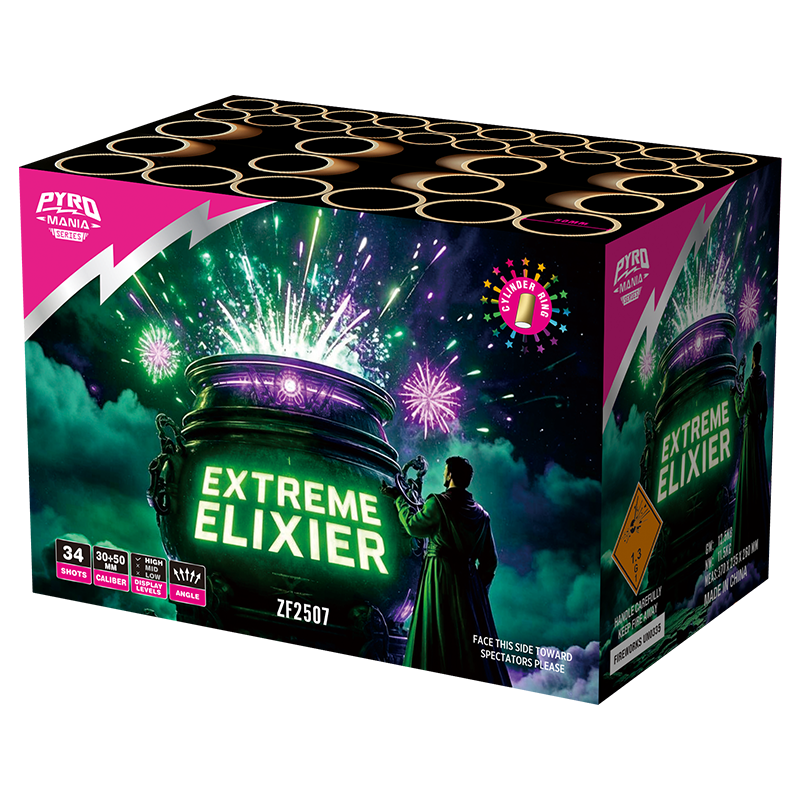 Extreme Elixier 34 lövés hengeres héj torta zf2507