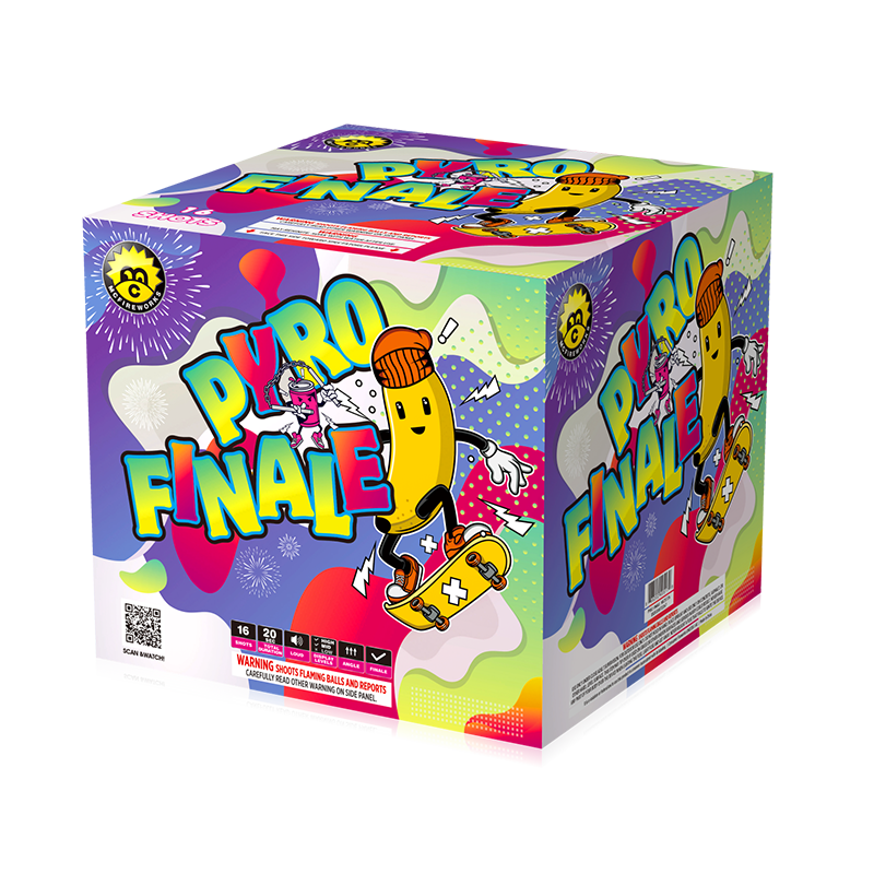 Pyro finálé 16 lövés 500 g torta választék MC517