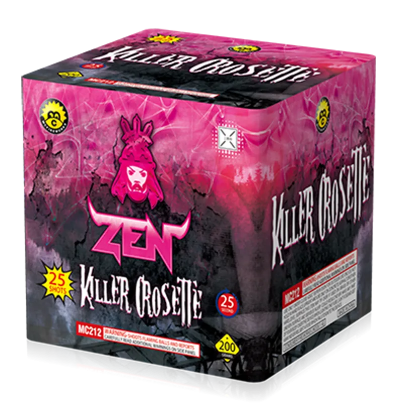 Killer Crossette 25 lövés 200 g torta MC212