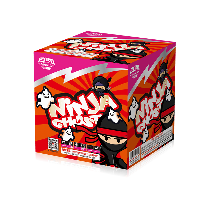 Ninja Ghost 25 lövés süteményválaszték MC114