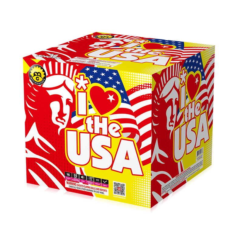 Szeretem az USA -t 16 lövés 500 g Cake MC577