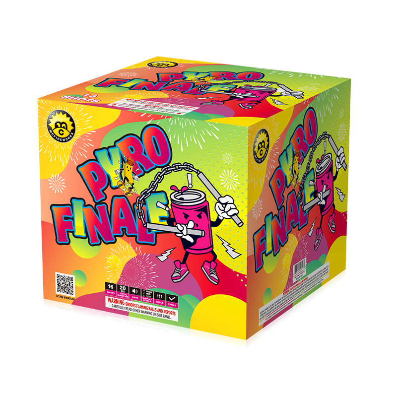 Pyro finálé 16 lövés 500 g torta választék MC517