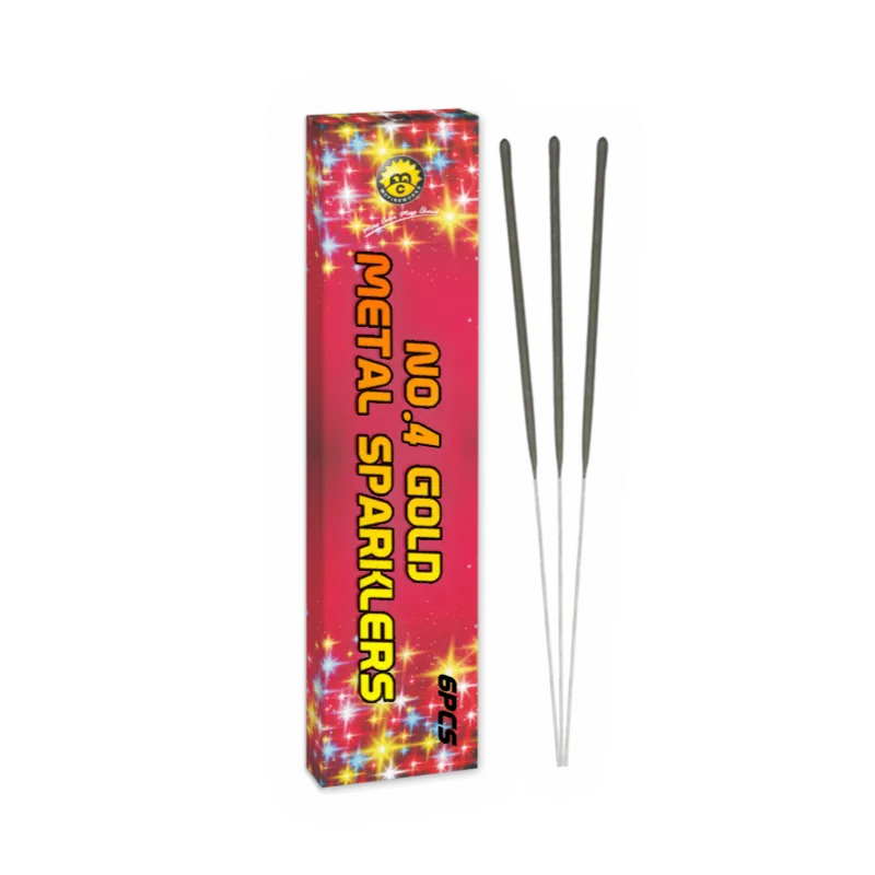No.4 Arany Metal Sparklers MC1301